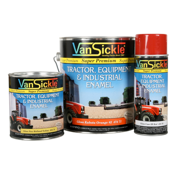 Van Sickle Tractor, Equipment & Industrial Enamel 12oz Spray - Gloss Ford Dark Grey Forddkgray