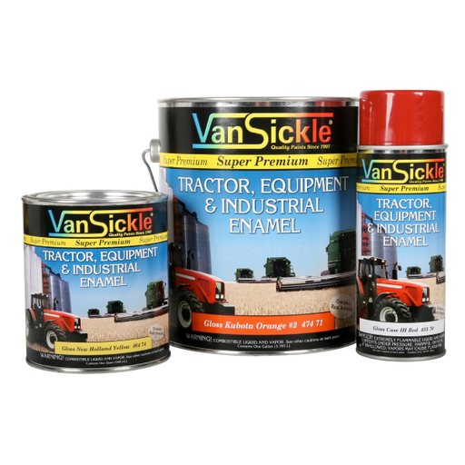 Van Sickle Tractor, Equipment & Industrial Enamel 12oz Spray - Gloss Black Gloss black