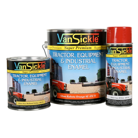 Van Sickle Tractor, Equipment & Industrial Enamel 12oz Spray - Gloss Kubota Orange #2 Kubota orange #3