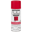 RUST-OLEUM 12 OZ Chalked Paint Ultra Matte Spray Paint - Farmhouse Red FARMHOUSE_RED