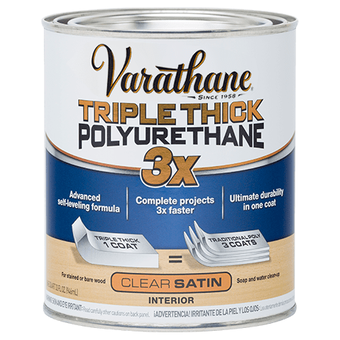 VARATHANE QT Triple Thick Polyurethane - Satin 3X /  / CLEAR_SATIN