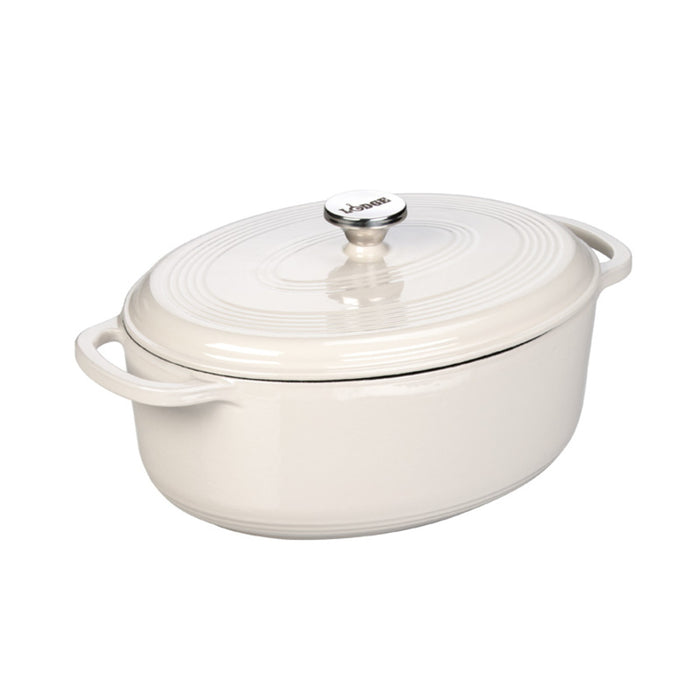 LODGE MANUFACTURING ENAMEL DUTCH OVEN OYSTER