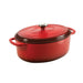 LODGE MANUFACTURING ENAMEL DUTCH OVEN RED