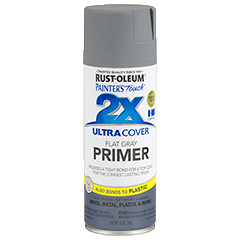RUST-OLEUM 12 OZ Painter's Touch 2X Ultra Cover Primer Spray Paint - Gray Primer GRAY