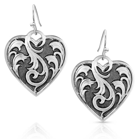 Montana Silversmiths Ace Of Hearts Earrings