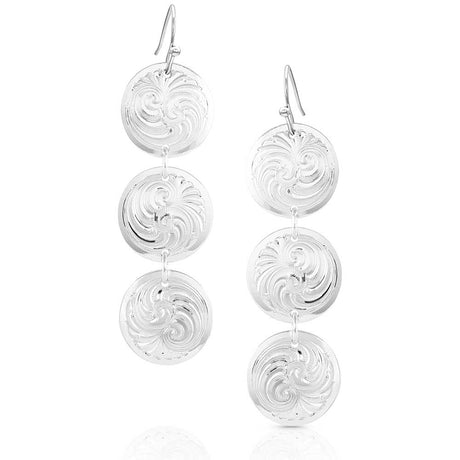 Montana Silversmiths Hailey's Conchos Earrings