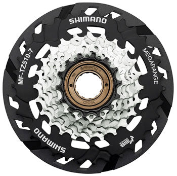 SHIMANO MF-TZ510 MULTIPLE FREEWHEEL SPROCKET W/ SPOKE PROTECTOR _ /  / 14_34T
