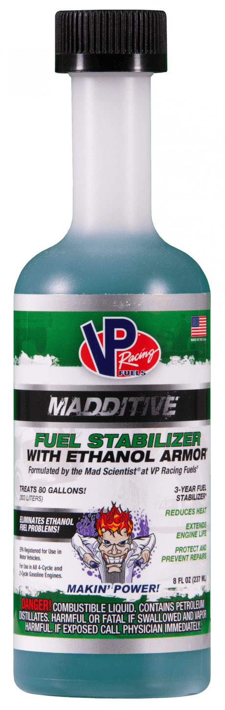 Vp Racing Madditive Fuel Stabilizer With Ethanol Armor (2 & 4-cycle Engines) - 8 Oz