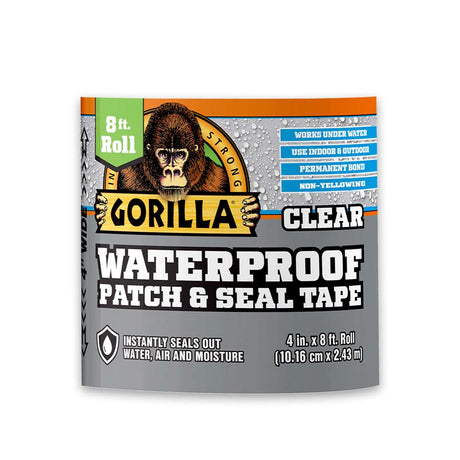 Gorilla Glue 8 FT Waterproof Patch & Seal Tape - CLEAR CLEAR