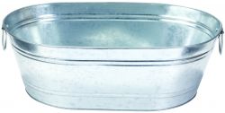 Miller MFG 5.5 Gallon Galvanized Oval Tub