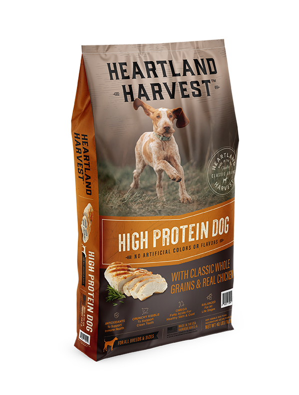 Heartland Harvest High Protein Dog with Classic Whole Grains & Real Chicken