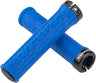 Race Face RACEFACE HALF NELSON GRIPS - BLUE, LOCK-ON BLUE