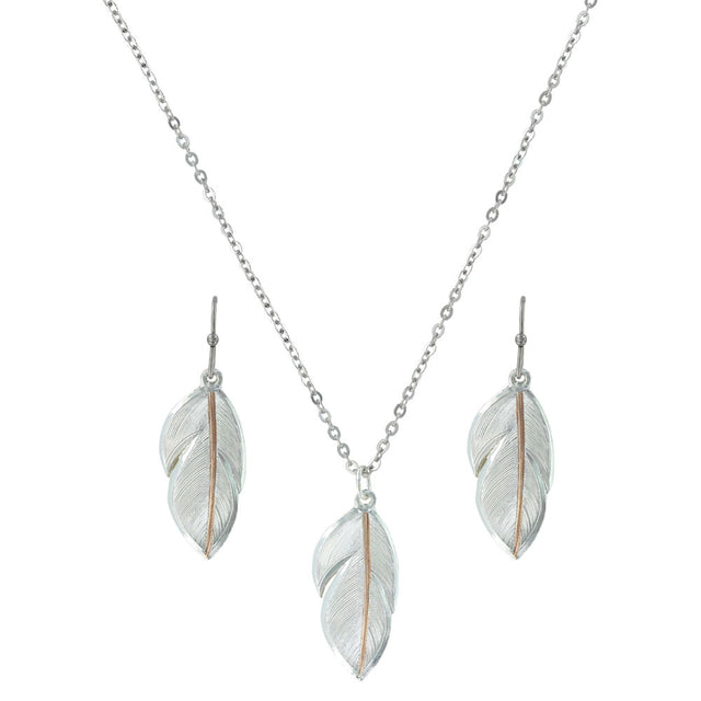 Montana Silversmiths Downy Feather Jewelry Set