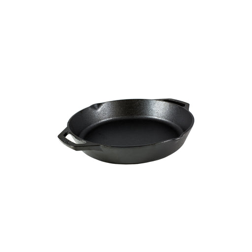 LODGE MANUFACTURING CAST IRON PAN DOUBLE HANDLE BLACK