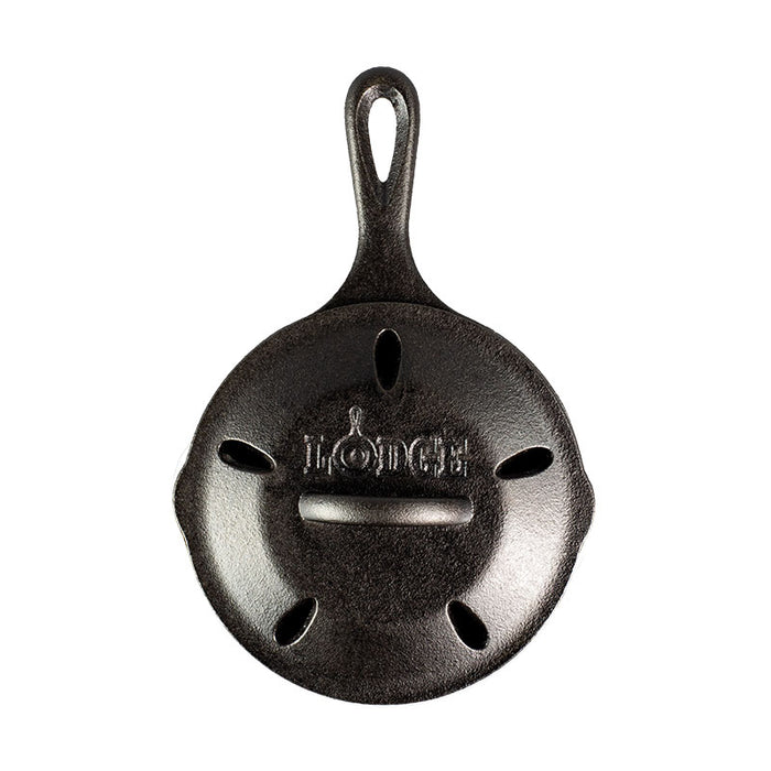 LODGE MANUFACTURING SMOKER SKILLET CAST IRON 6.5 IN