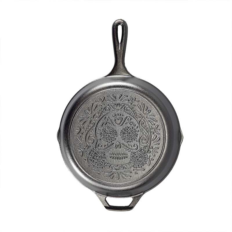 LODGE MANUFACTURING SKILLET SUGAR SKULL 10.25 INCH