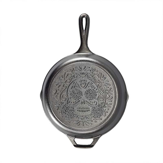 LODGE MANUFACTURING SKILLET SUGAR SKULL 10.25 INCH