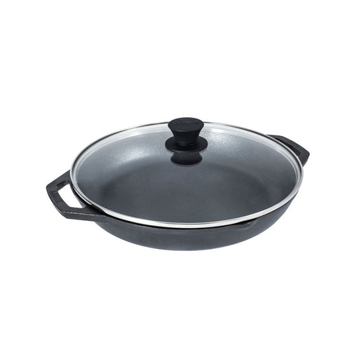 LODGE MANUFACTURING EVERYDAY PAN WITH GLASS LID 12IN