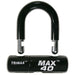 Trimax General Purpose U-lock with Black Sleeve Over Chrome