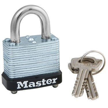 Master Lock Warded Padlock, 1-1/8in