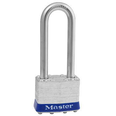Master Lock Laminated Universal Steel Pin Tumbler Padlock, 2-1/2in Shackle