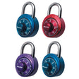 Master Lock Combination Lock, 1-7/8in, Assorted Colors