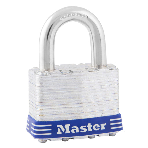 Master Lock Laminated Pin Tumbler Padlock, 1-3/4in