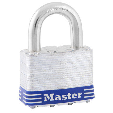 Master Lock Laminated Padlock, 2in Wide