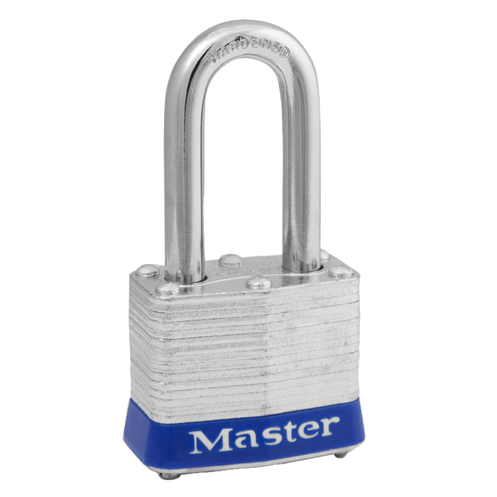 Master Lock Laminated Padlock, 1-1/2in Shackle, Universal Pin