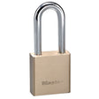 Master Lock Solid Body Padlock, Brass