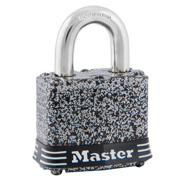 Master Lock Laminated Padlock, 1-9/16in, Rust-Oleum Finish