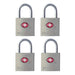 Master Lock TSA-Approved Luggage Lock, 4 pack