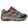 MERRELL Kid's Moab 3 Low Lace Waterproof Sneaker BOULDER/RED /  / M