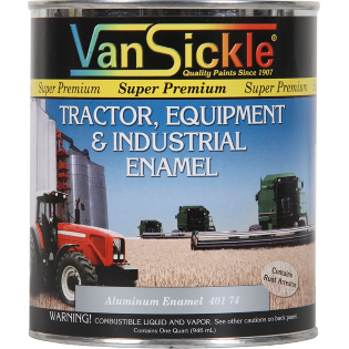 Van Sickle Tractor, Equipment & Industrial Enamel Qt - Satin Aluminum Alum