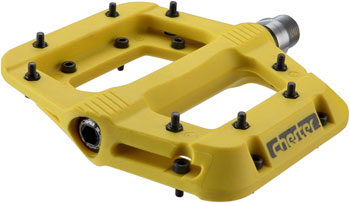 Race Face CHESTER PEDALS - PLATFORM, COMPOSITE, 9/16`, YELLOW YELLOW
