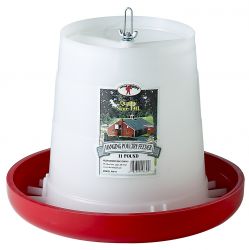 Miller MFG 11 Pound Plastic Hanging Poultry Feeder