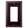 Pass & Seymour 1 Gang Decorator Wall Plate, Brown BROWN