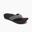Women's Reef Ortho Woven Sandal Black/White