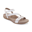 AETREX Women's Gabby Adjustable Quarter Strap Sandal WHITE /  / M