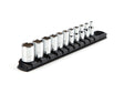 Tekton 1/4 Inch Drive 6-Point Socket Set, 11-Piece (5/32-9/16 in.)