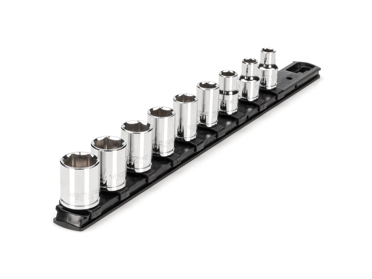 Tekton 3/8 Inch Drive 6-Point Socket Set, 9-Piece (5/16-3/4 in.)