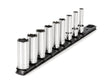 Tekton 3/8 Inch Drive Deep 6-Point Socket Set, 9-Piece (5/16-3/4 in.)