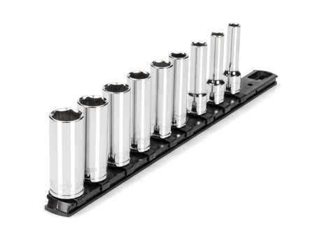 Tekton 3/8 Inch Drive Deep 6-Point Socket Set, 9-Piece (5/16-3/4 in.)