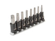 Tekton 1/2 Inch Drive Torx Impact Bit Socket Set, 8-Piece (T30-T70)