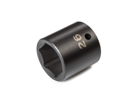 Tekton 1/2 Inch Drive x 26 mm 6-Point Impact Socket / 1/2_DR