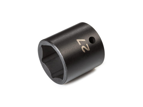 Tekton 1/2 Inch Drive x 27 mm 6-Point Impact Socket / 1/2_DR