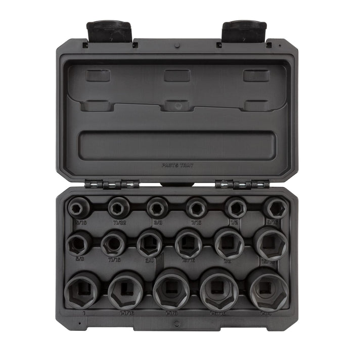 Tekton 1/2 Inch Drive 6-Point Impact Socket Set, 17-Piece (5/16 - 1-1/4 in.) 1/2_DR