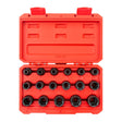 Tekton 1/2 Inch Drive 6-Point Impact Socket Set, 17-Piece (8-24 mm) 1/2_DR