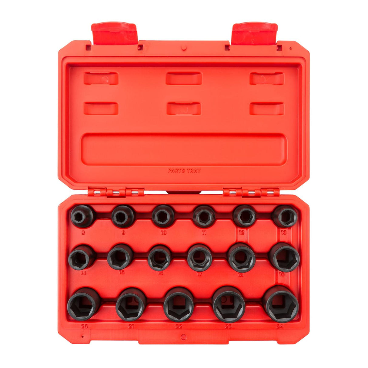 Tekton 1/2 Inch Drive 6-Point Impact Socket Set, 17-Piece (8-24 mm) 1/2_DR