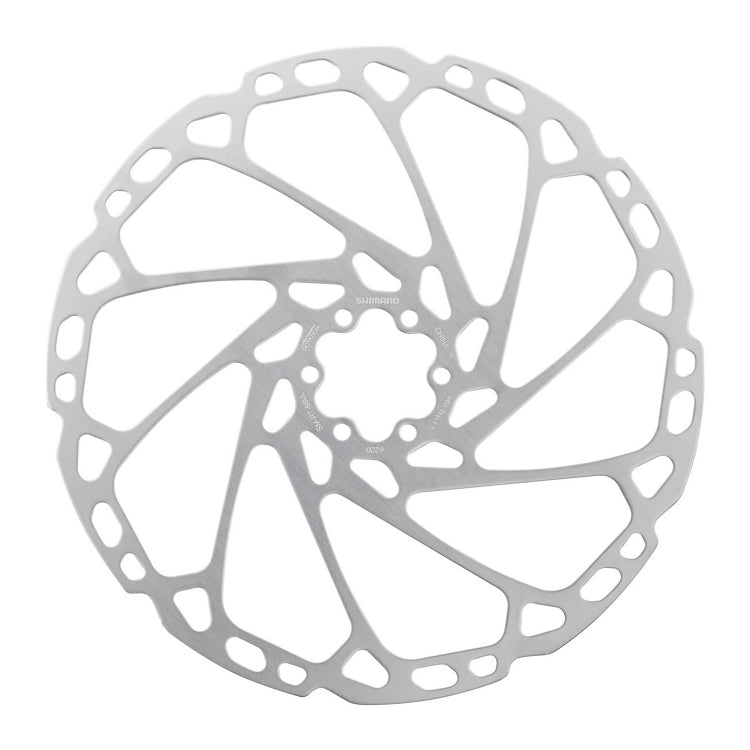 SHIMANO RT66 6 BOLT DISC ROTOR SILVER
